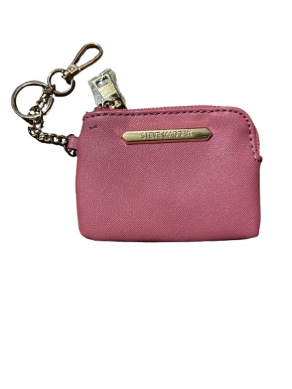NWOT Steve Madden Pink Key Chain Coin Pouch